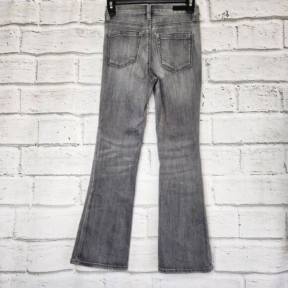 BlankNYC The Vandam Gray Wash Jeans Kick Flare High Rise Womens 24 - Picture 6 of 11